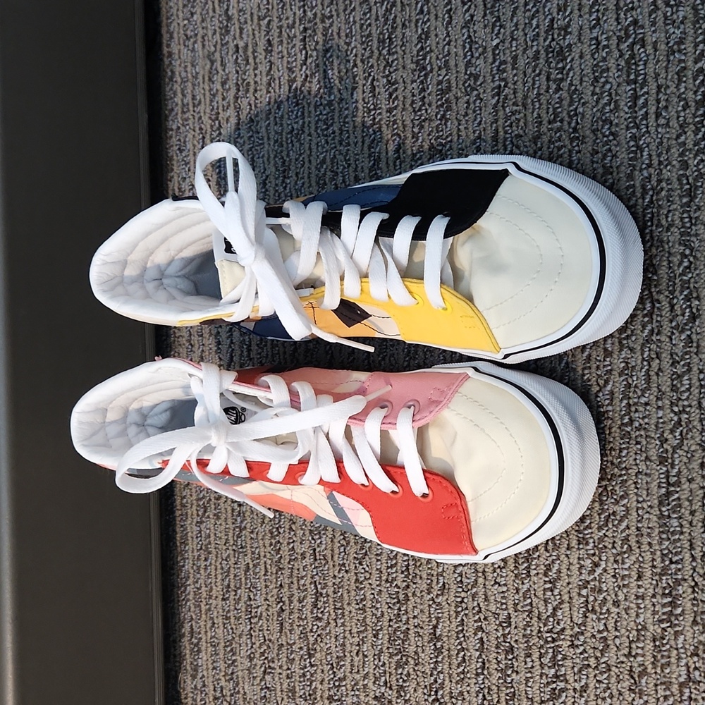 Vans + MoMA Sk8Hi Lyubov Popova Sneakers Men's Size 7 Women's Size 8.5 - Picture 3 of 16